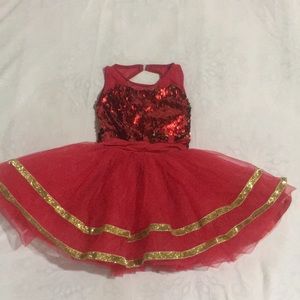 Red ballerina costume